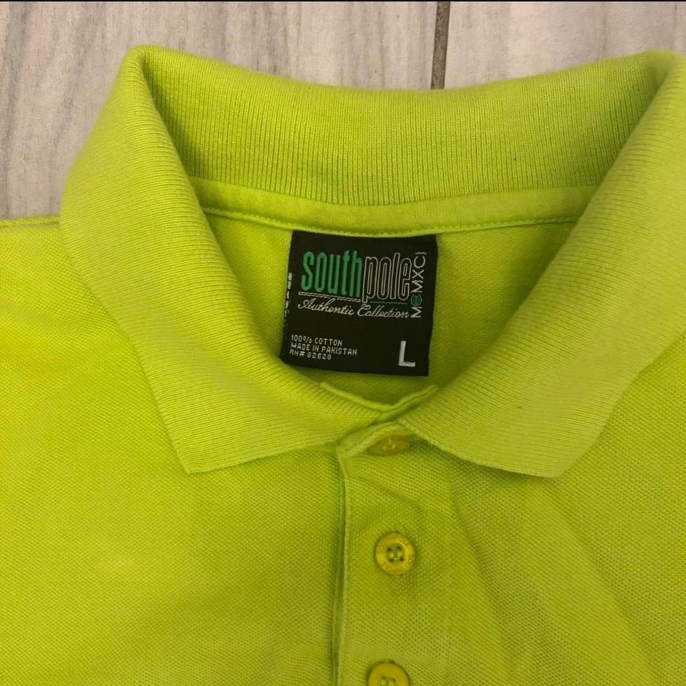 Lime Green Southpole Polo